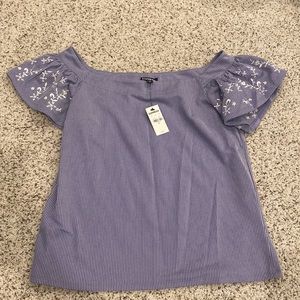 NWT Express off the shoulder top - small